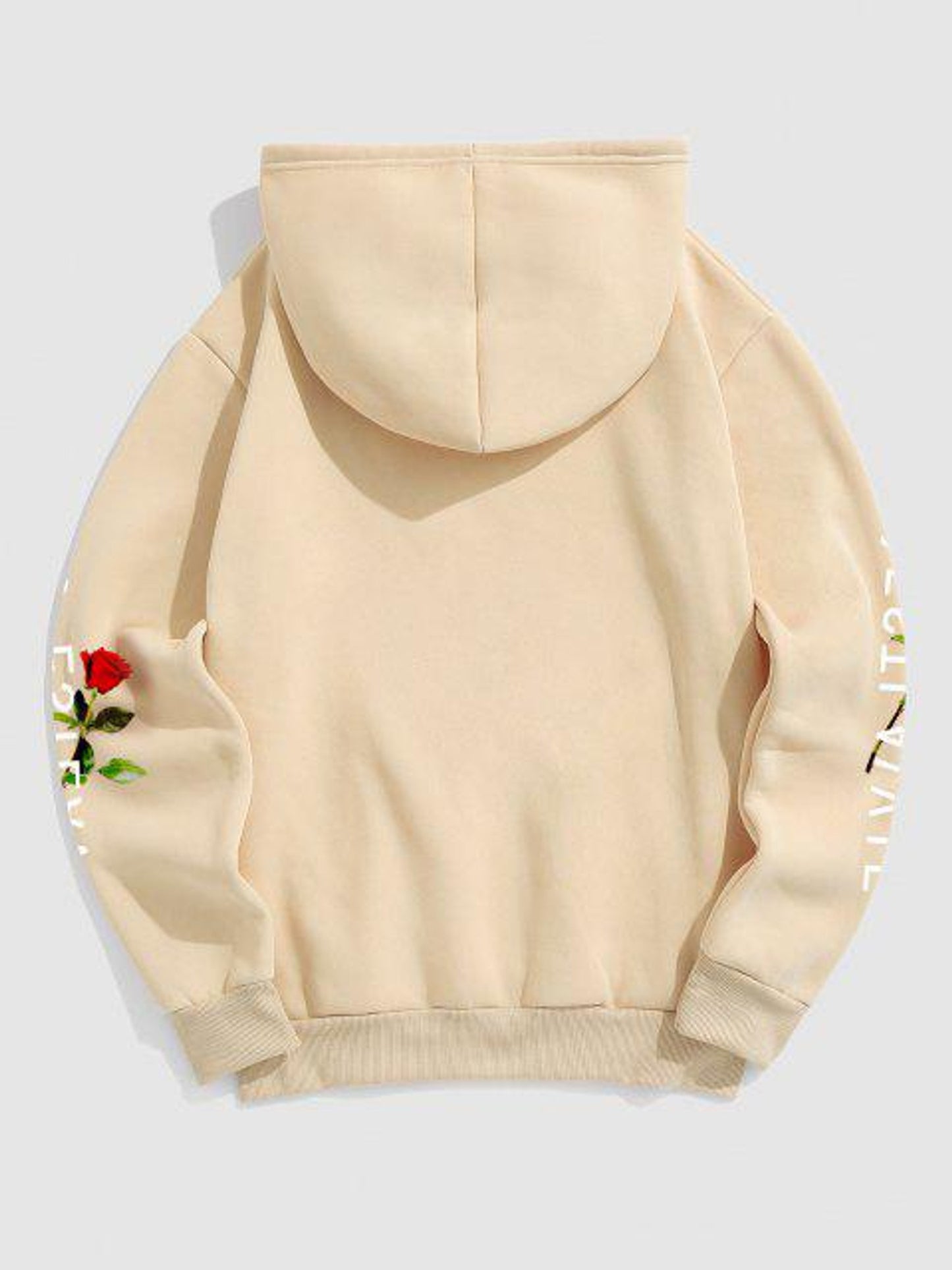 Fifth Avenue Printed Kangaroo Hoodie MIFT327 - Cream