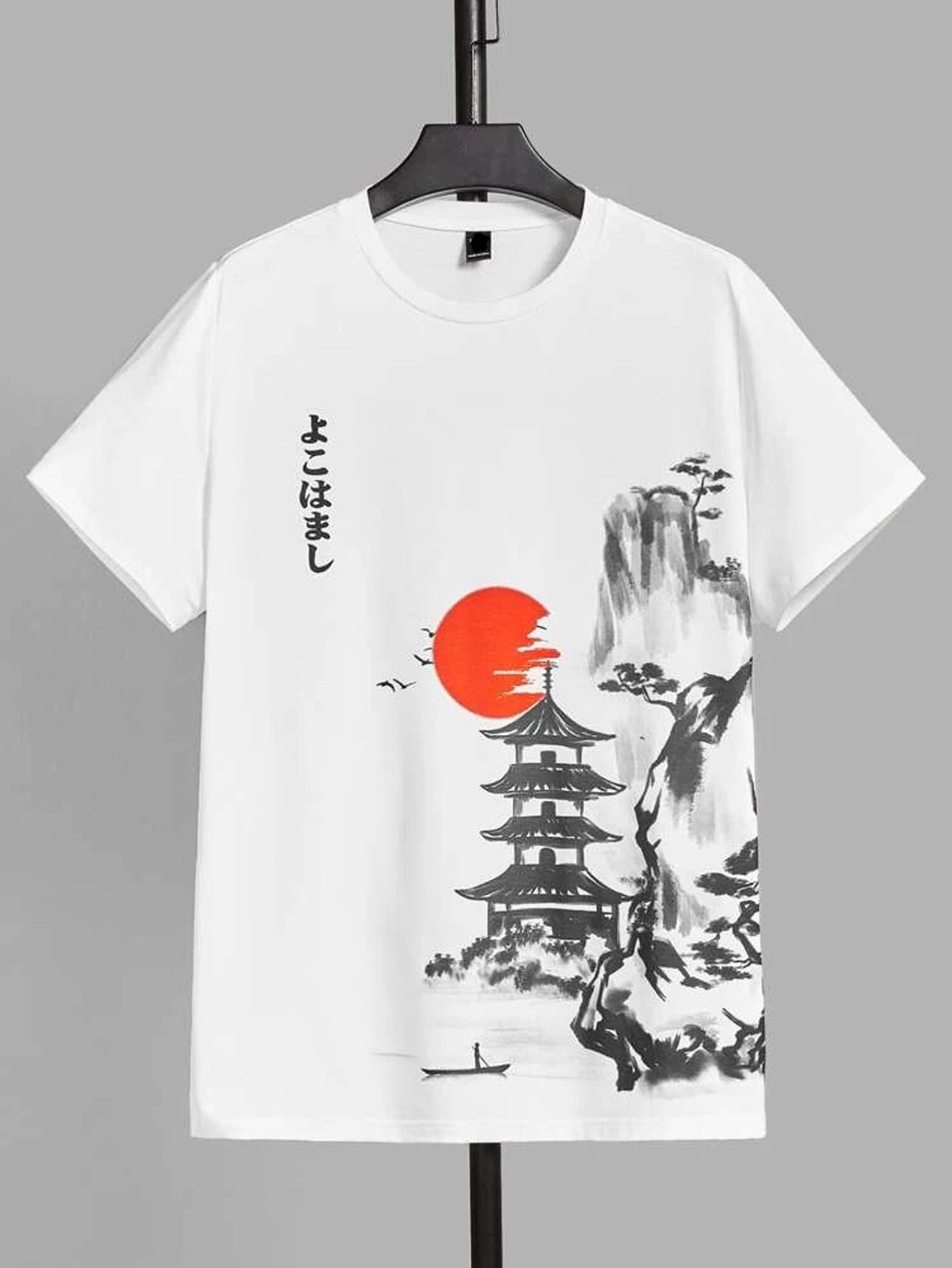 Fifth Avenue Text Japan Printed MIFT365 T-Shirt - White