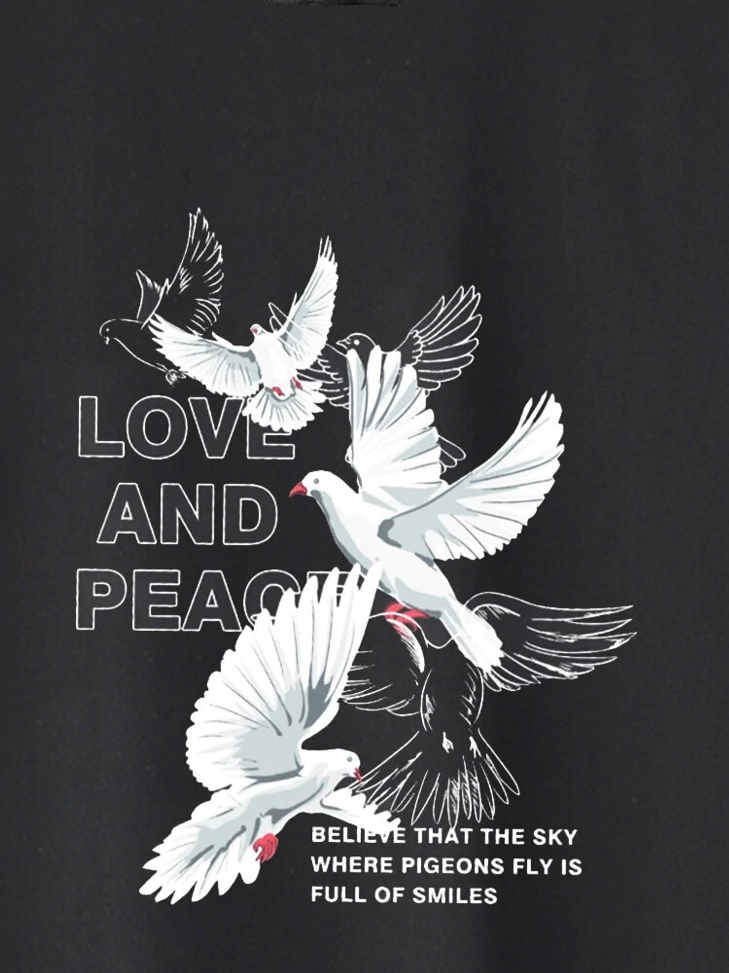 Fifth Avenue Back And Front Print MIFT447 Hooded ROKA T-Shirt - Black