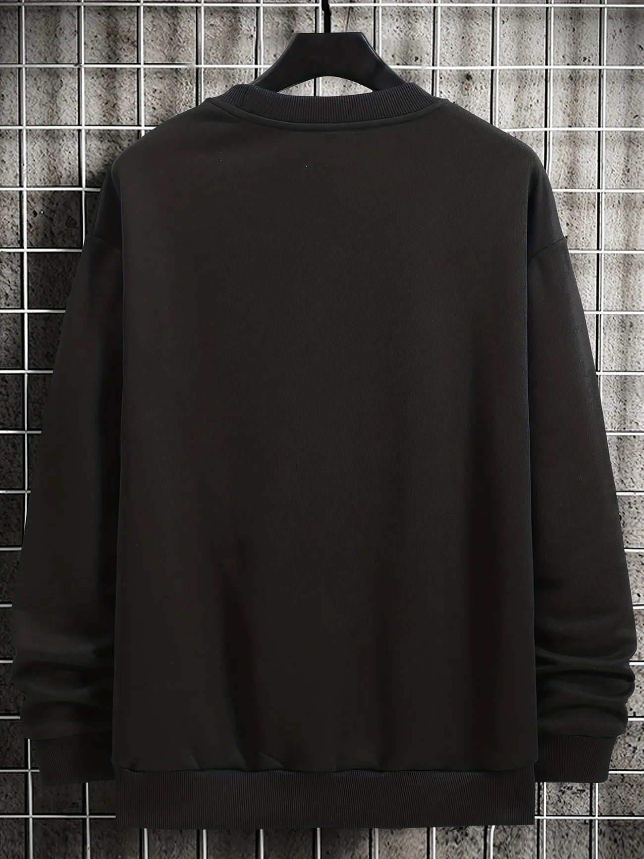 Mens Printed Sweatshirt - MIRPWS40 - Black