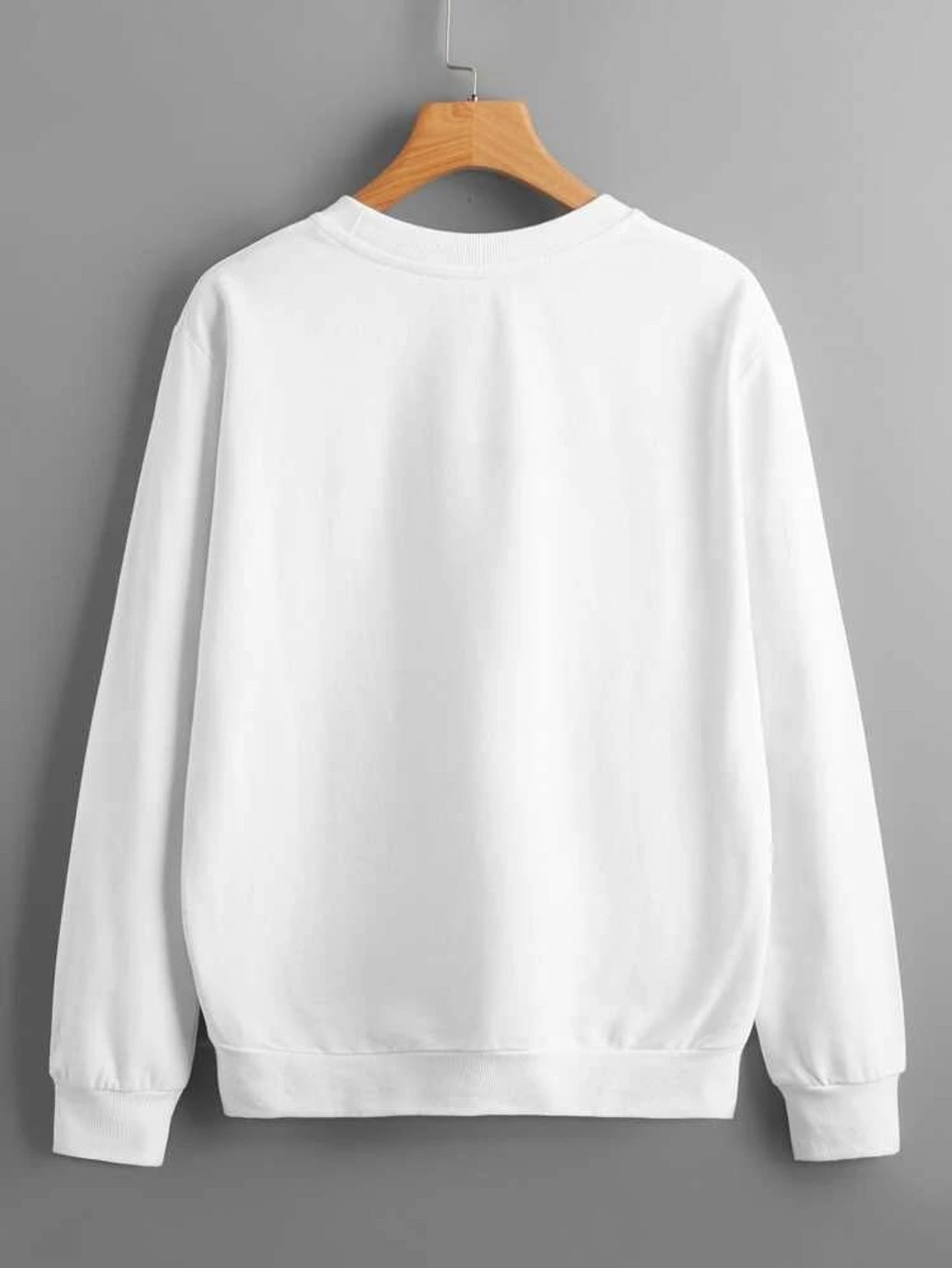 Fifth Avenue DIFT252 Caffeine Queen Printed Sweatshirt - White