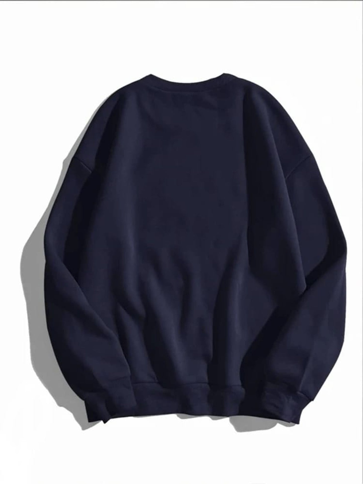 Fifth Avenue DIFT258 Chicago Basketball Printed Sweatshirt - Navy Blue