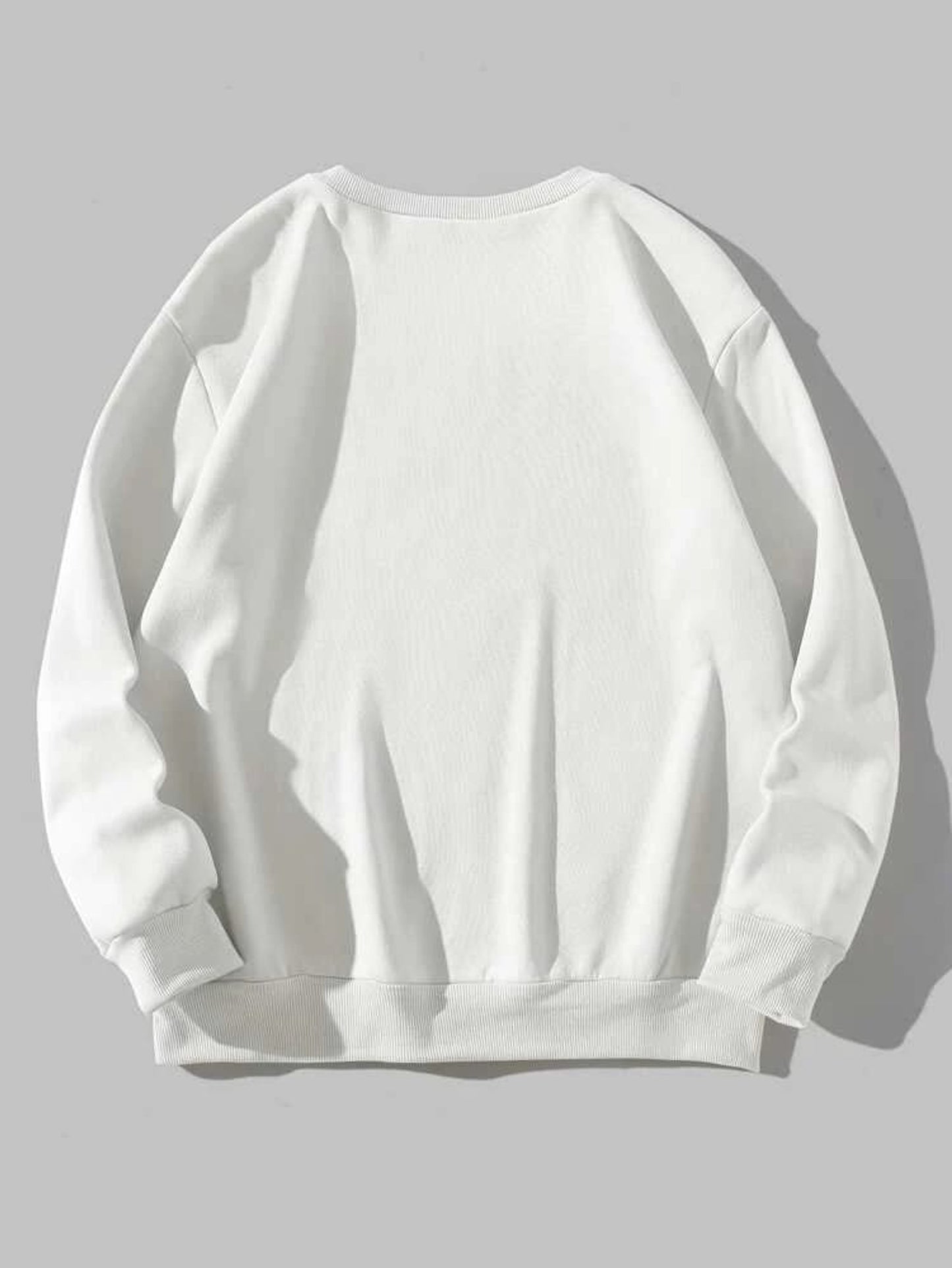 Fifth Avenue DIFT343 Motor Cycle Printed Sweatshirt - White