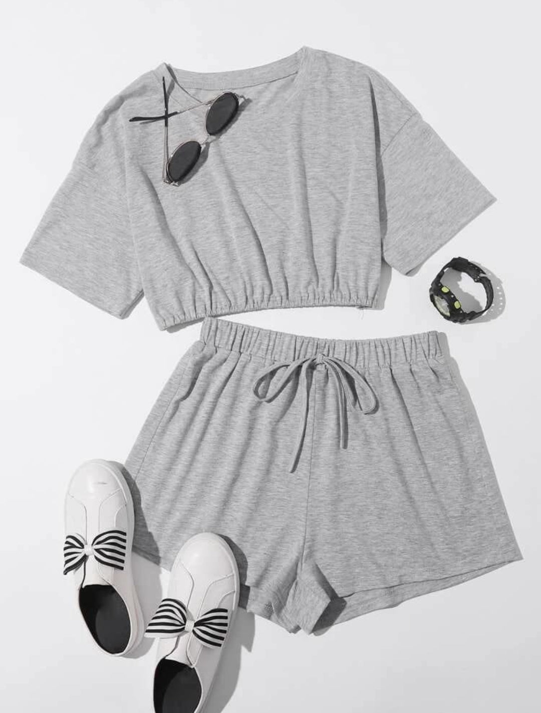 Fifth Avenue Women's WSNS59 Top and Shorts Set