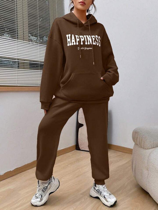 Fifth Avenue WWH Hoodie and Pants Set FAWWWHO1 - Brown Brown