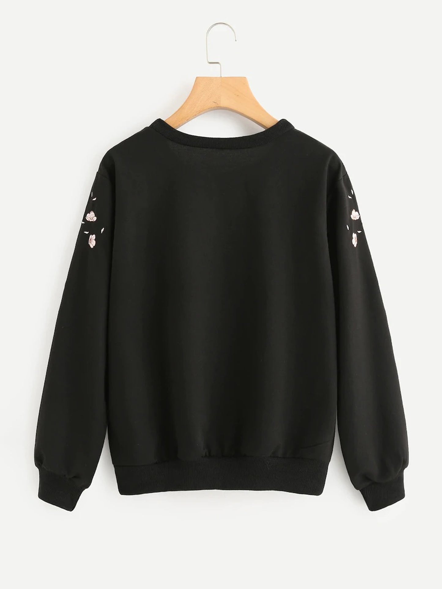 Fifth Avenue JOPJA Rose Petal Printed Sweatshirt - Black