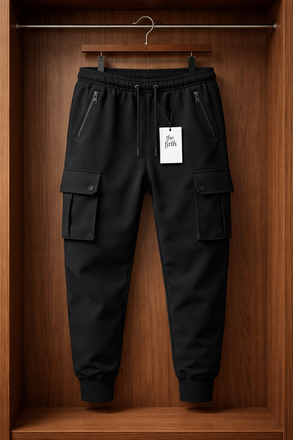 Fifth Avenue Mens Jogger Pants MSJPFA2 - Black