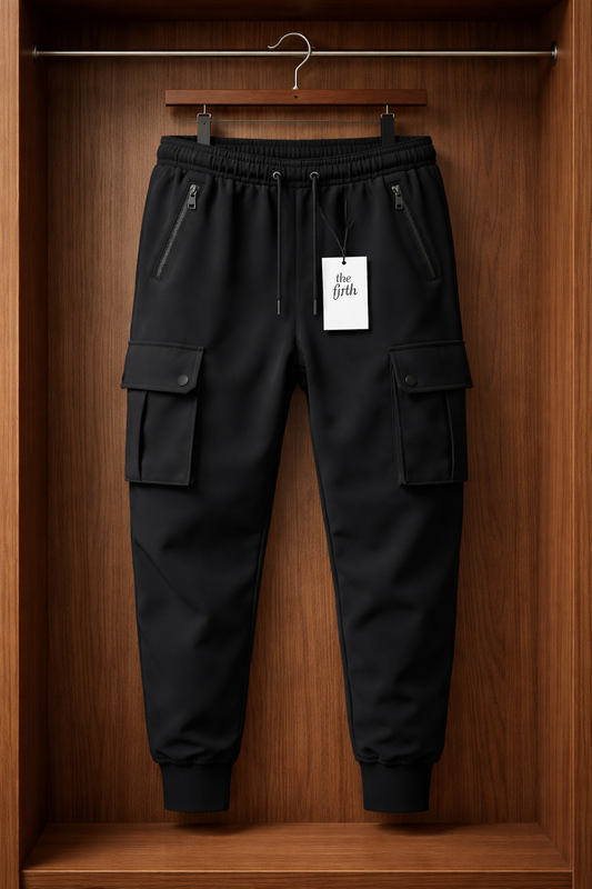 Fifth Avenue Mens Jogger Pants MSJPFA2 - Black