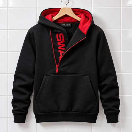 Fifth Avenue Fleece Contrast SWAG Print Hoodie