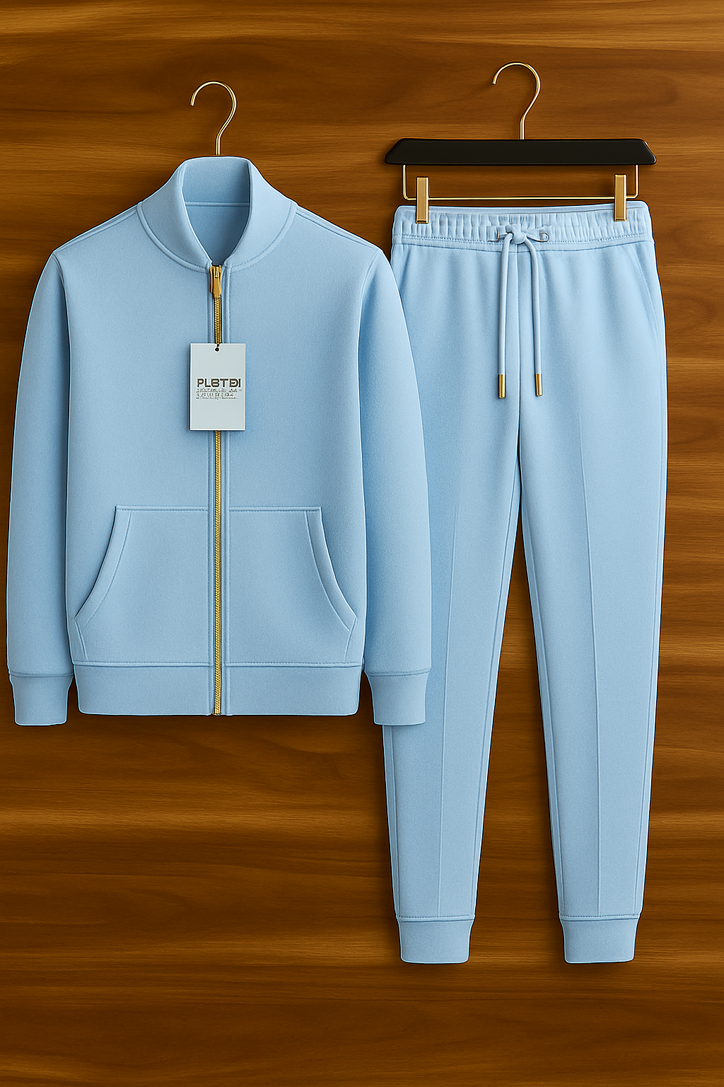 Fifth Avenue Mens Jacket and Pants Set FAMJAPNS37 - Light Blue