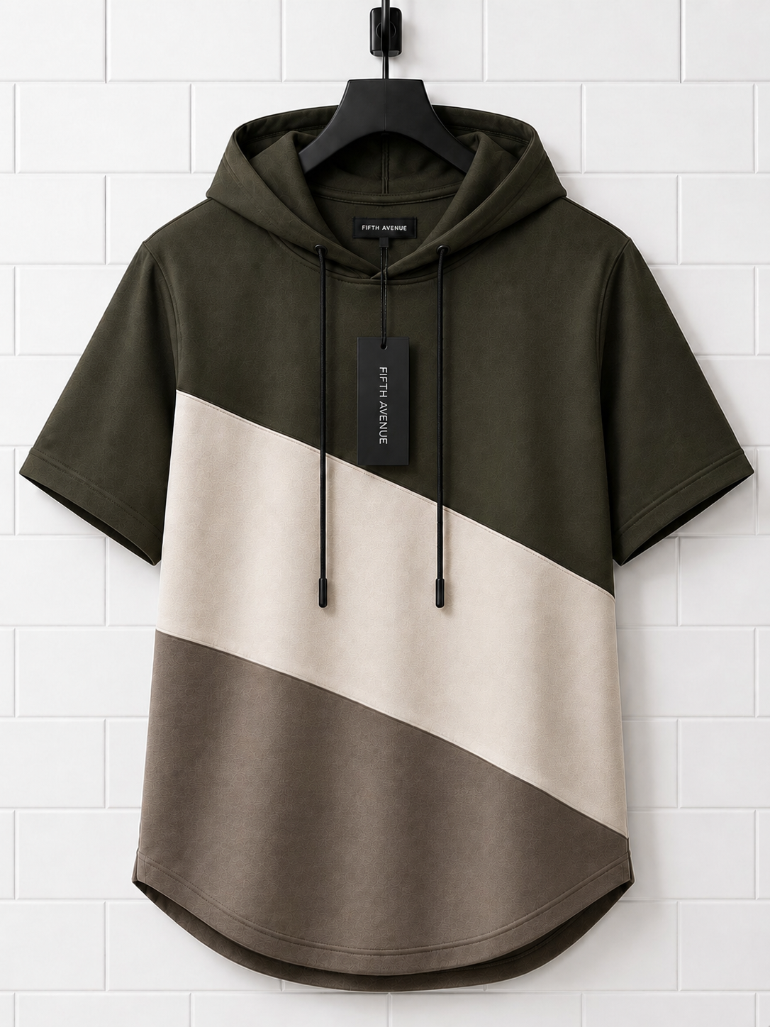 Fifth Avenue Mens Hooded T-Shirt S26TS6