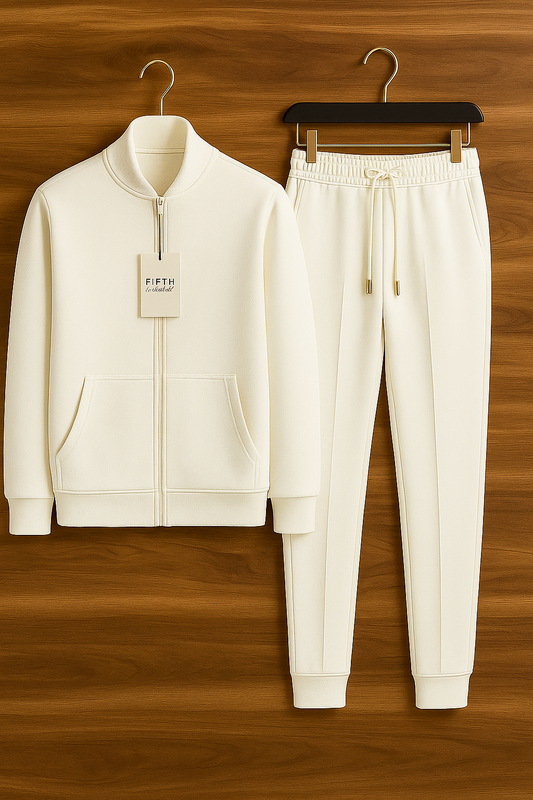Fifth Avenue Mens Jacket and Pants Set FAMJAPNS2 - Cream